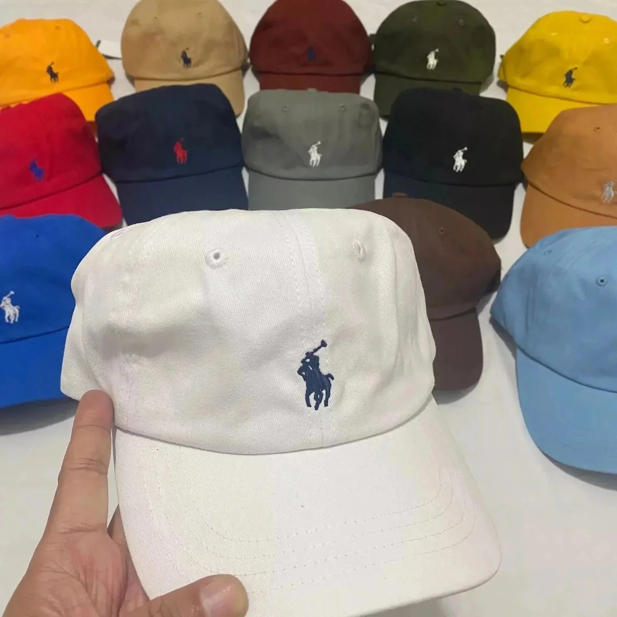 Polo Ralph Lauren Polo Ralph Lauren Classic Logo White Baseball Cap White