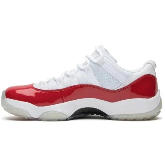 Nike Nike Air Jordan 11 Low White Red Sneakers Red - 1