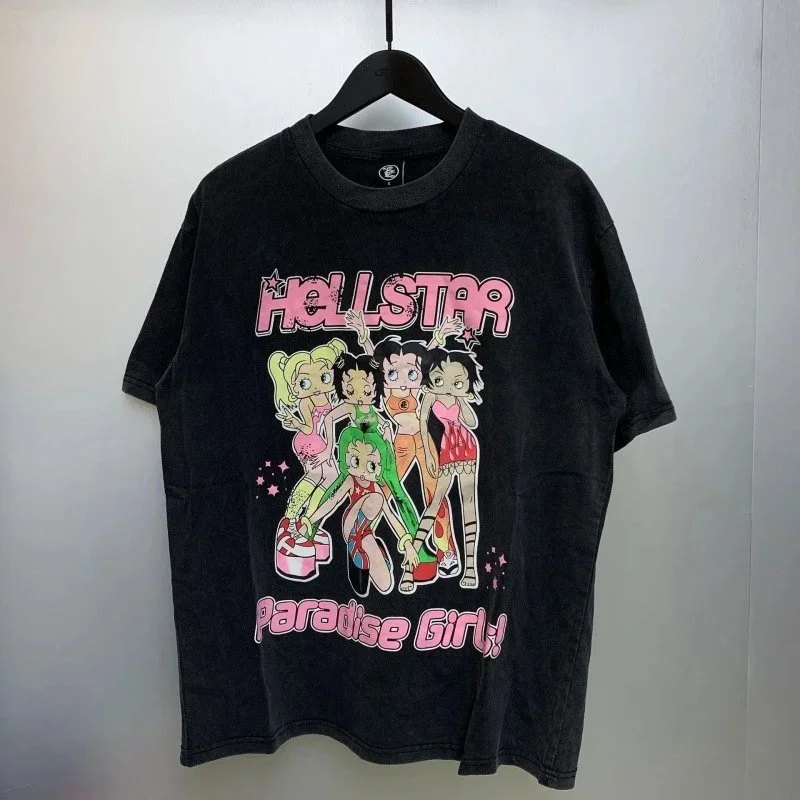 Hellstar Hellstar Paradise Girls Black T-Shirt Black - 1