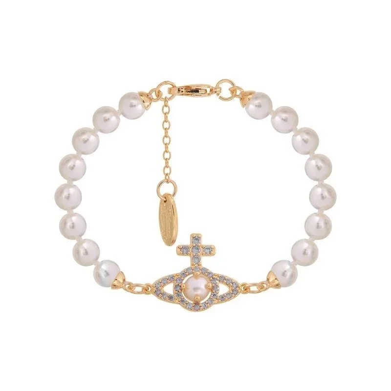 Vivienne Westwood Vivienne Westwood Orb Pearl Bracelet Gold Gold - 1