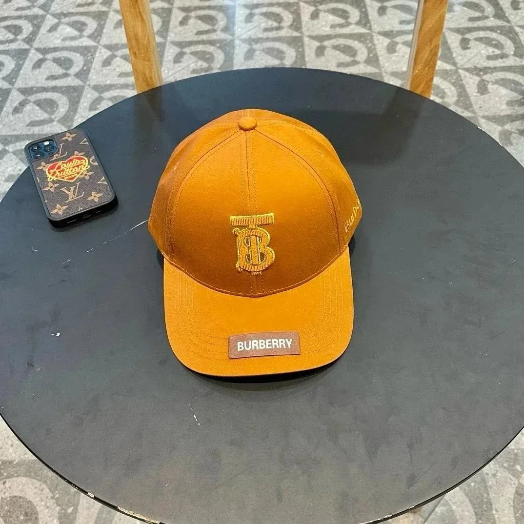 Burberry Burberry TB Monogram Baseball Cap Amber Orange