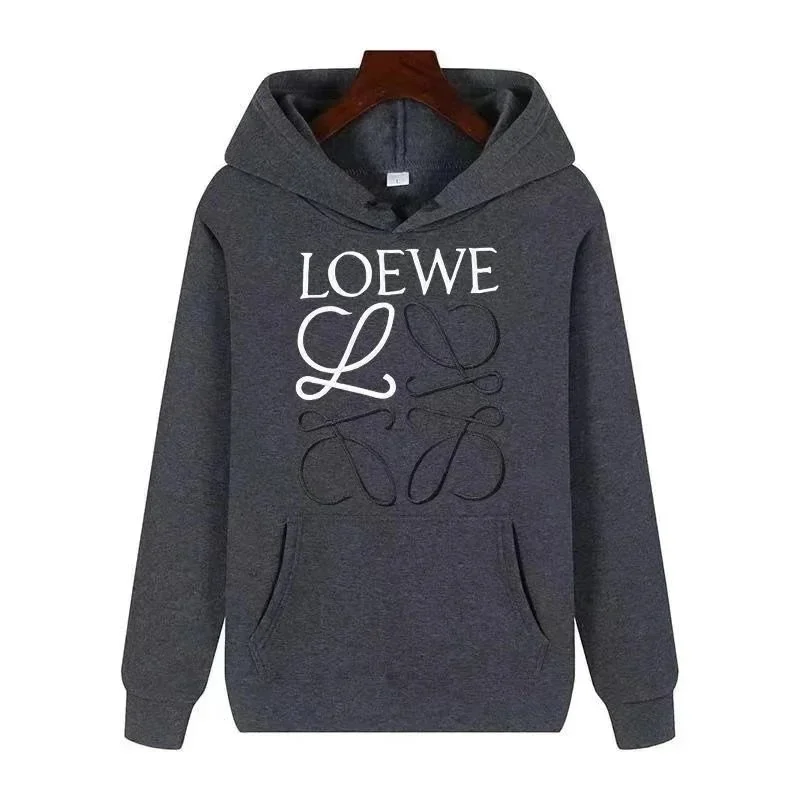 Loewe Loewe Anagram Hoodie Dark Grey Grey - 1