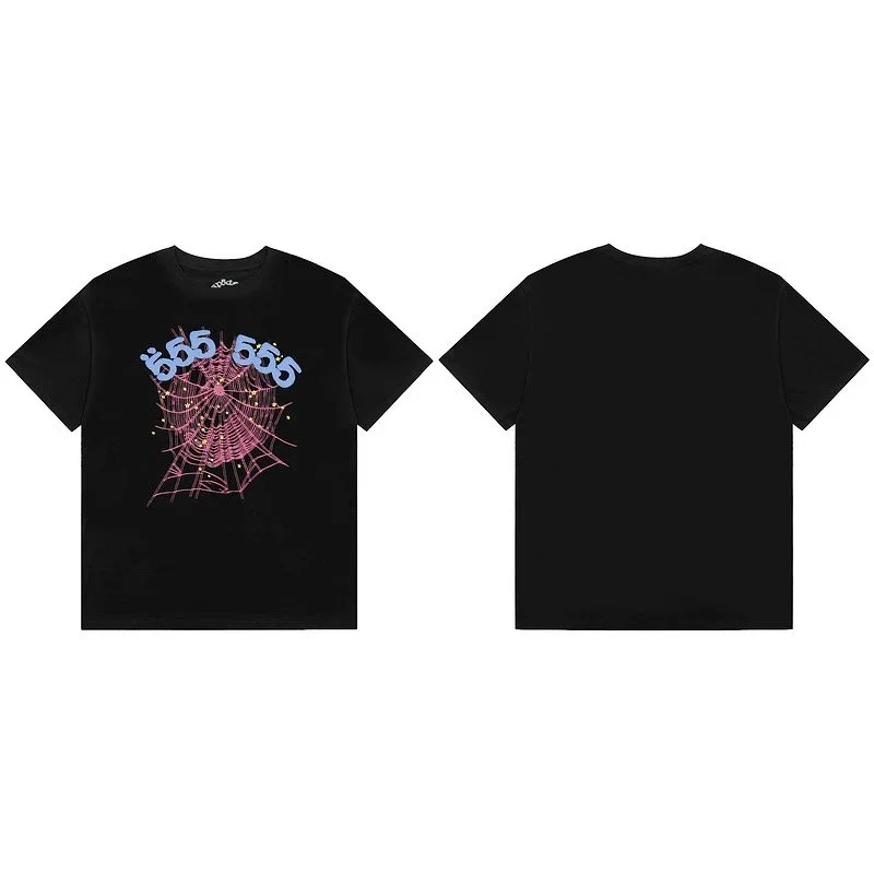 SP5DER SP5DER 555 Spider Web T-Shirt Black Black - 1