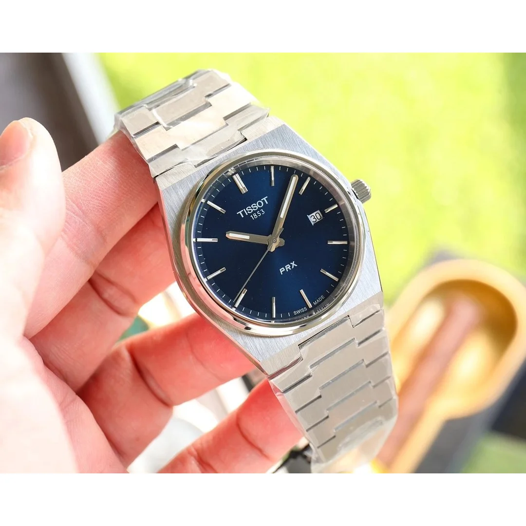 Tissot Tissot PRX Silver Case Blue Dial Men's Watch Blue - 1