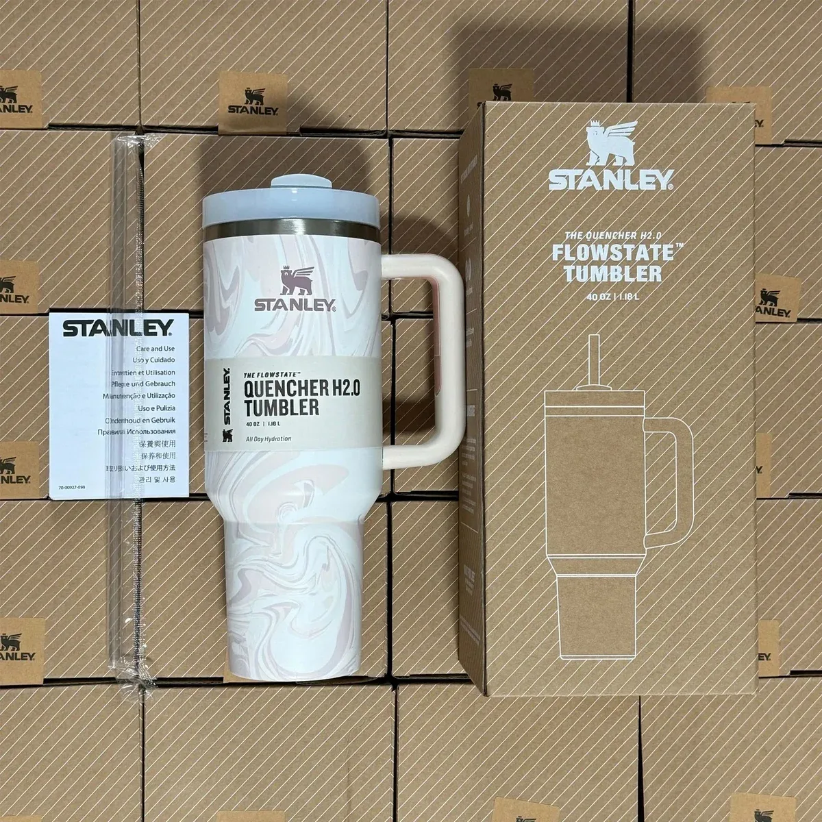 Stanley Stanley Quencher H2.0 Flowstate Tumbler Fluid Pink Pink - 1