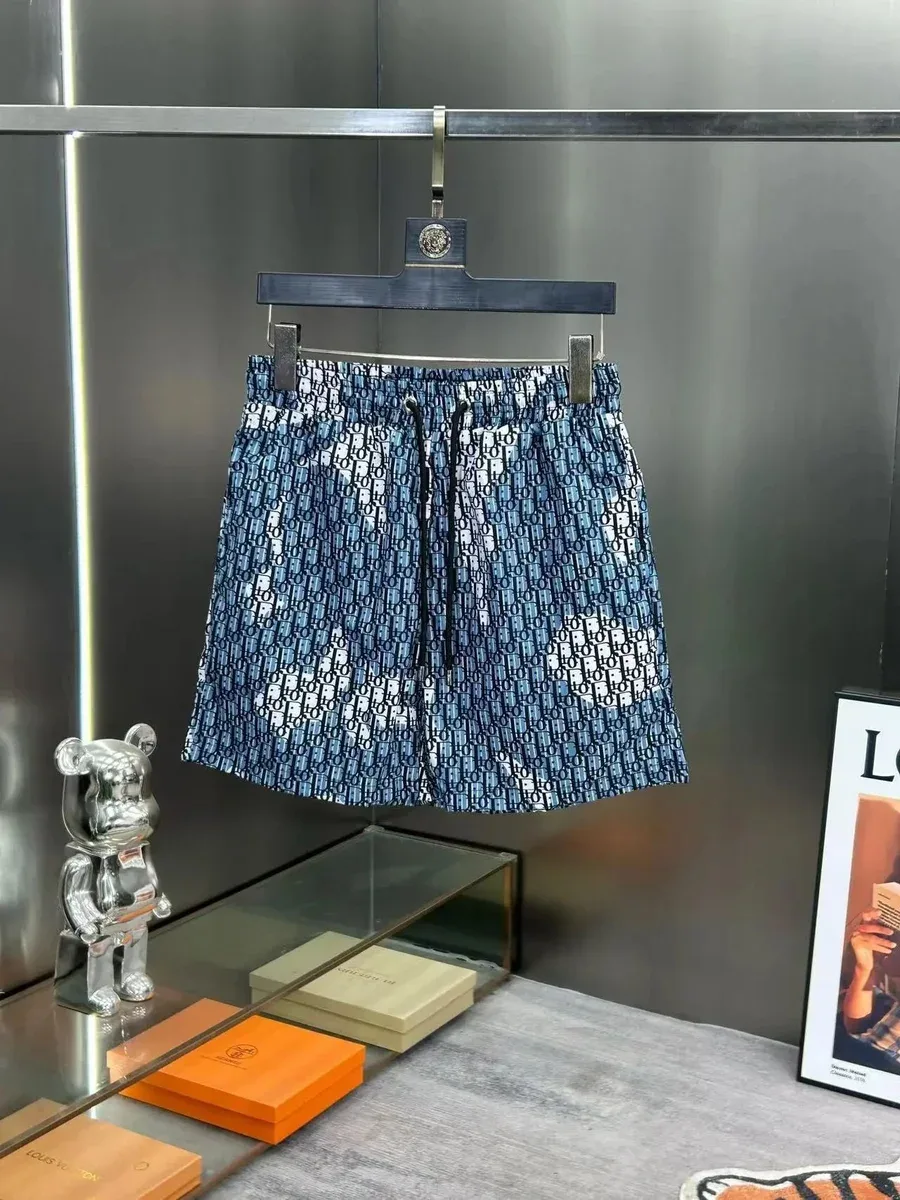 Dior Dior Oblique Sea Blue Shorts Blue