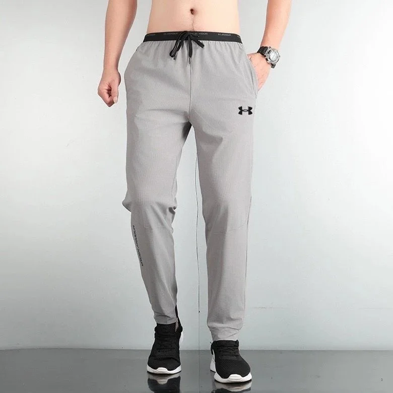 Under Armour Grey Solid Trousers