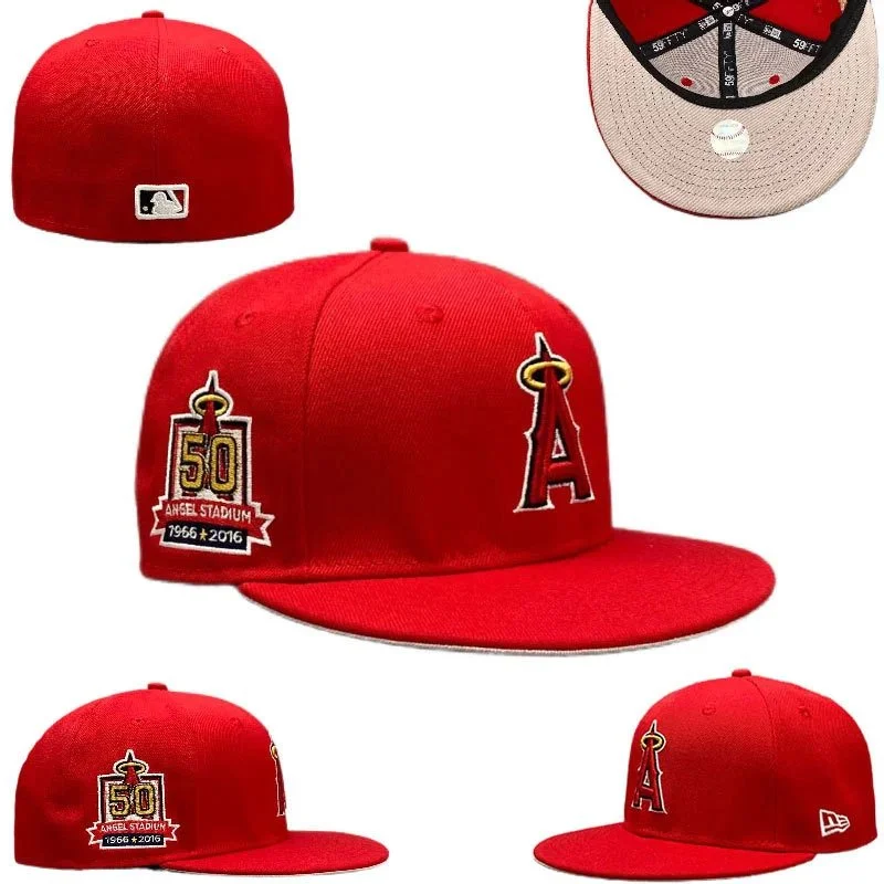 New Era New Era 59FIFTY Los Angeles Angels Red Cap Red - 1