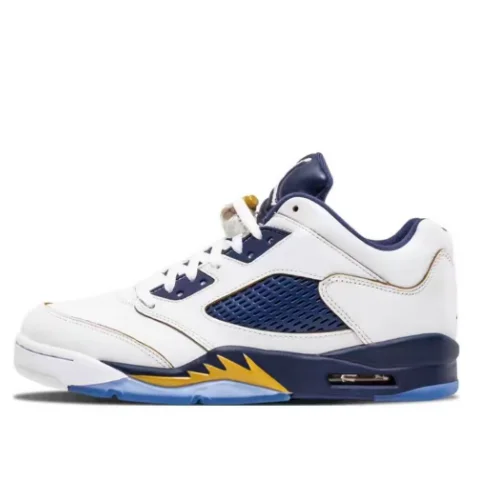 Jordan Air Jordan 5 Low Sail/University Red Sneakers White - 1