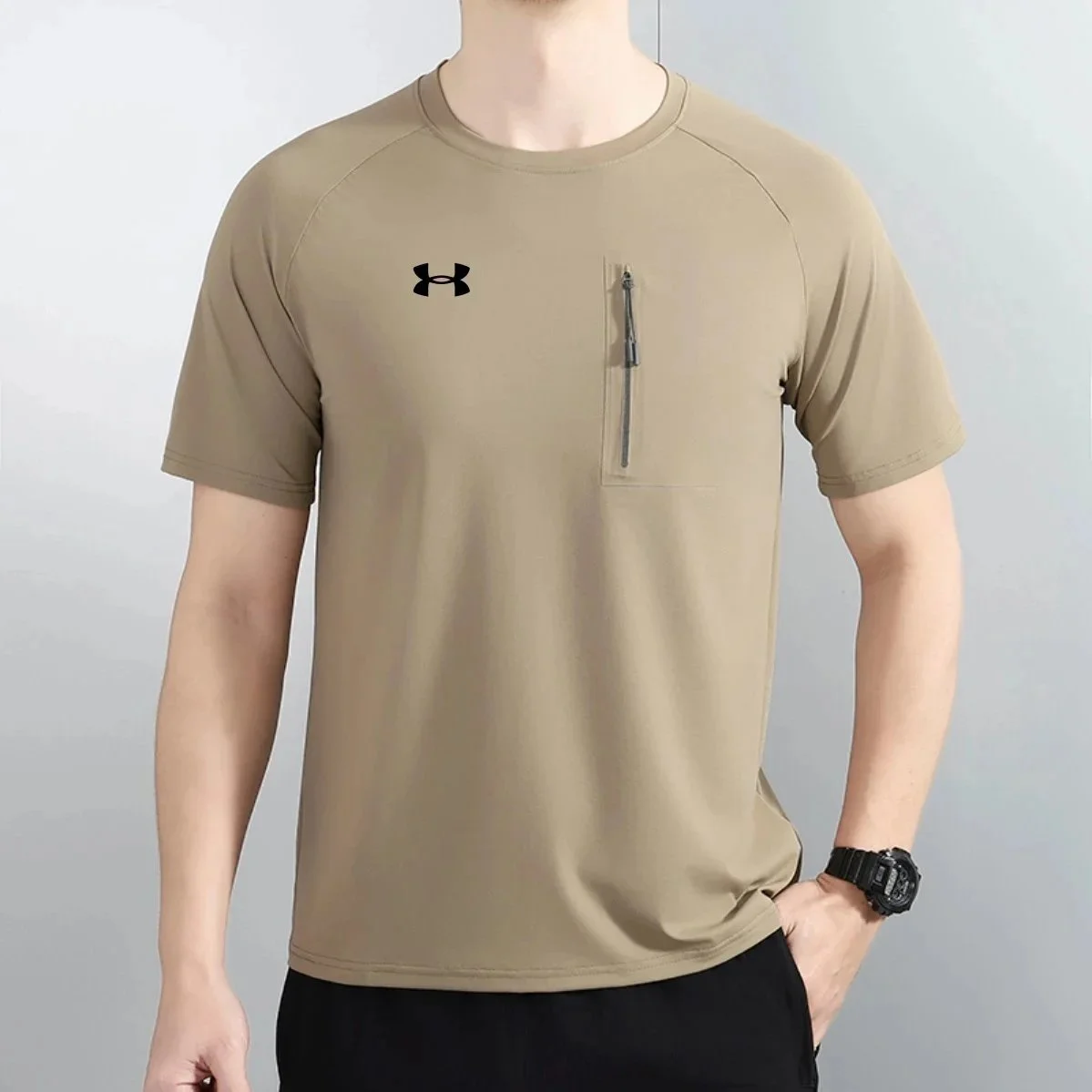 Under Armour Under Armour Tactical T-Shirt Deep Khaki Men's Beige - 1