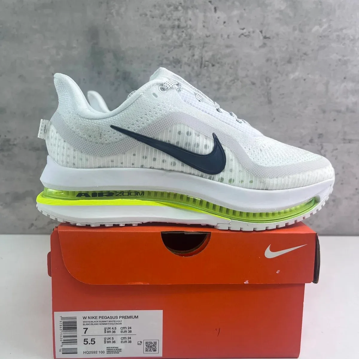 Nike Nike Air Zoom Pegasus Premium White/Black Volt Sneakers White - 1