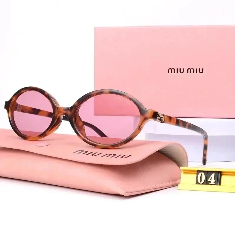 Miu Miu Miu Miu Tortoiseshell Pink Lens Sunglasses Brown - 1