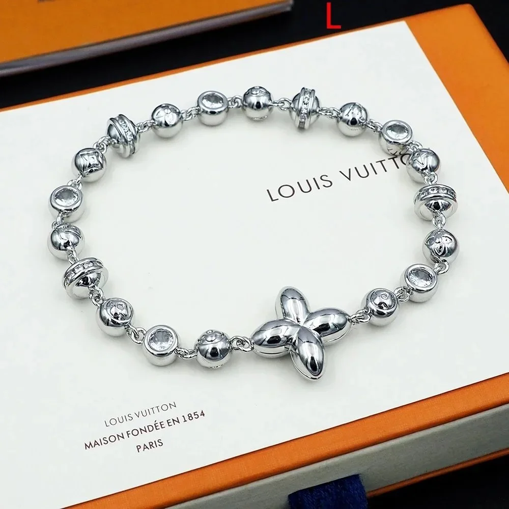 Louis Vuitton Louis Vuitton Tabi Silver Bead Bracelet Silver - 1