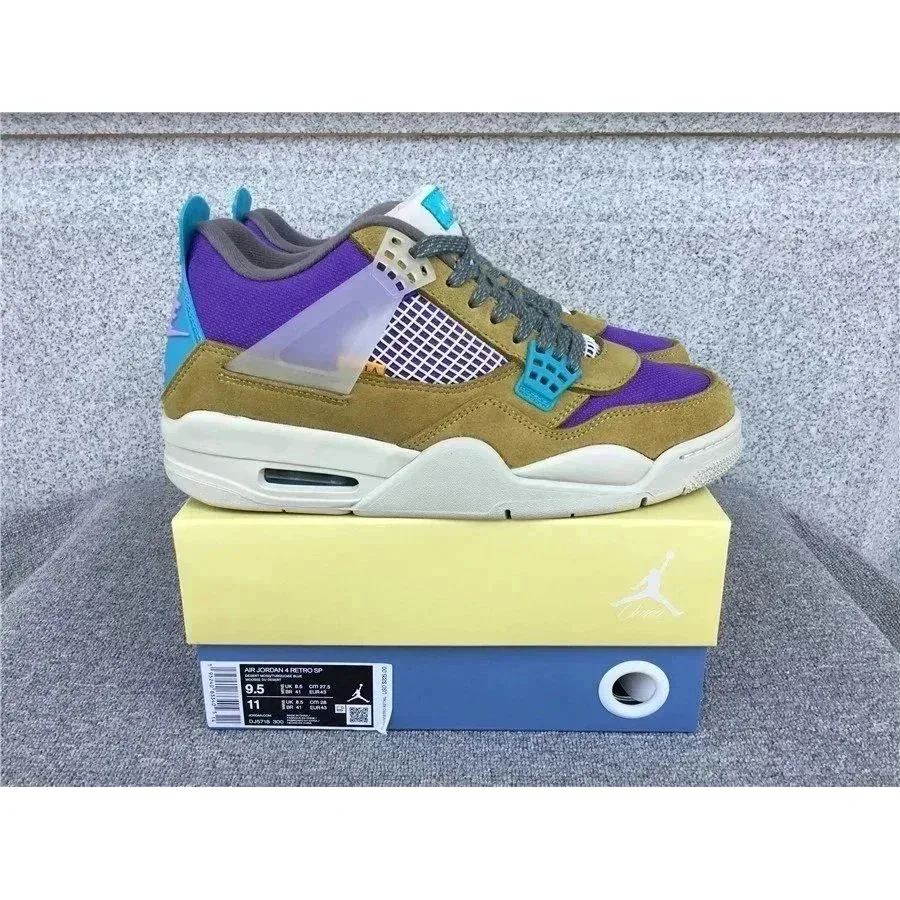 Nike Nike Air Jordan 4 Retro SP 'Laser Purple' Sneakers Purple - 1