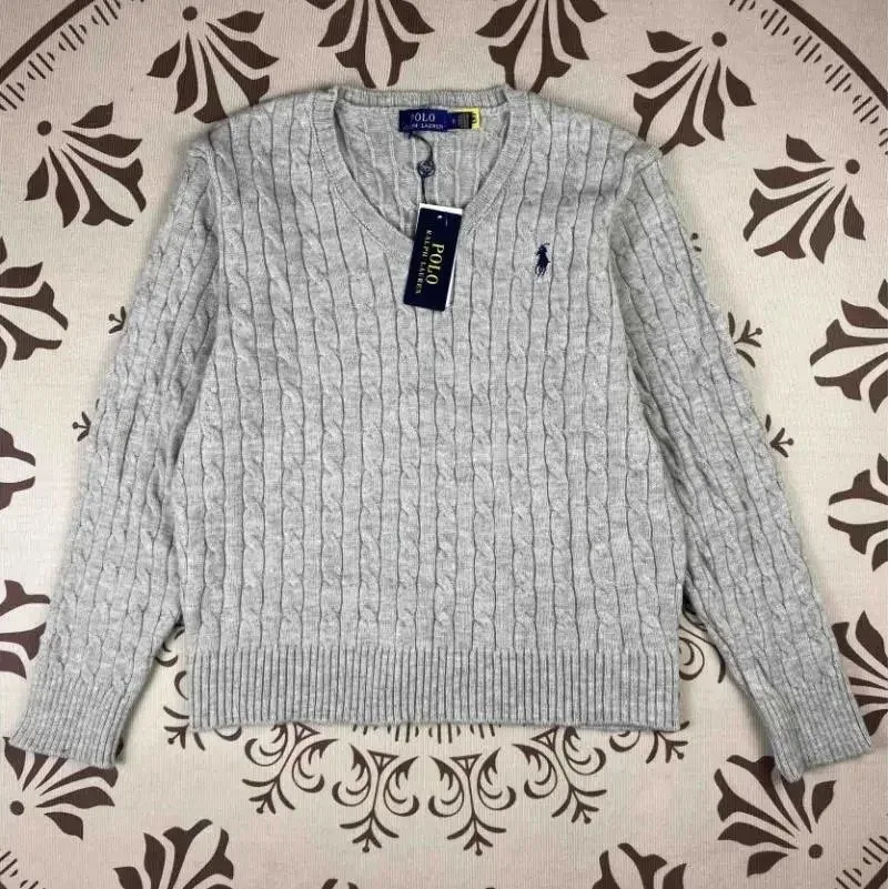 Polo Ralph Lauren Polo Ralph Lauren Grey Cable Knit Sweater Grey - 1