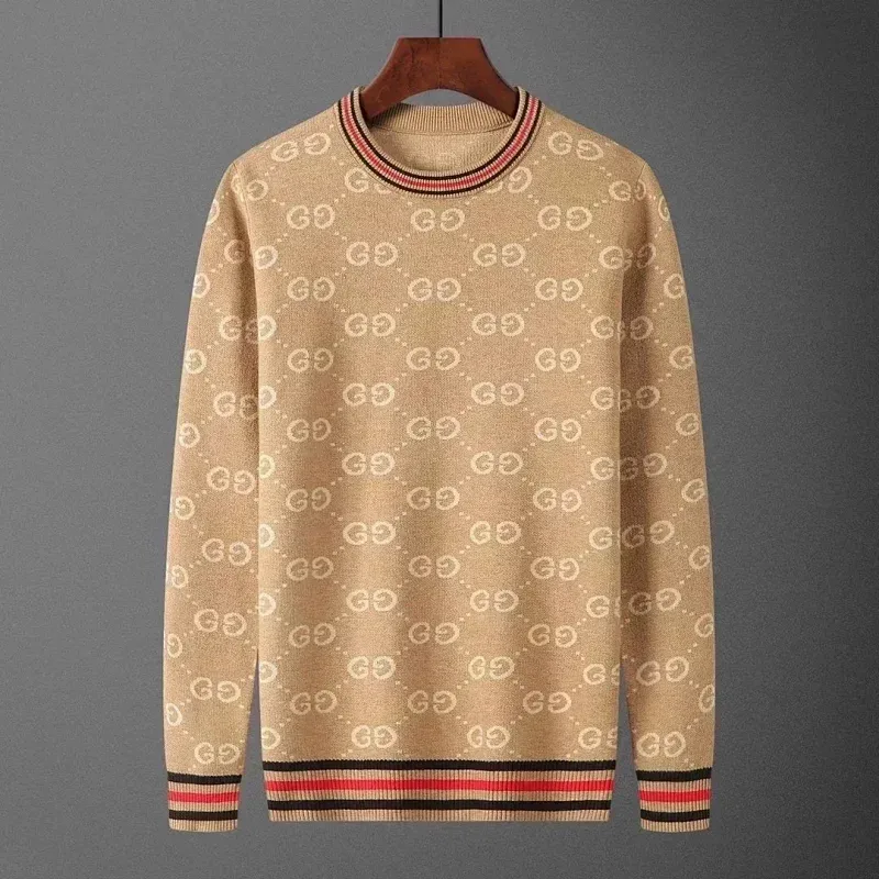 Gucci Gucci GG Supreme Beige Crewneck Sweater Beige