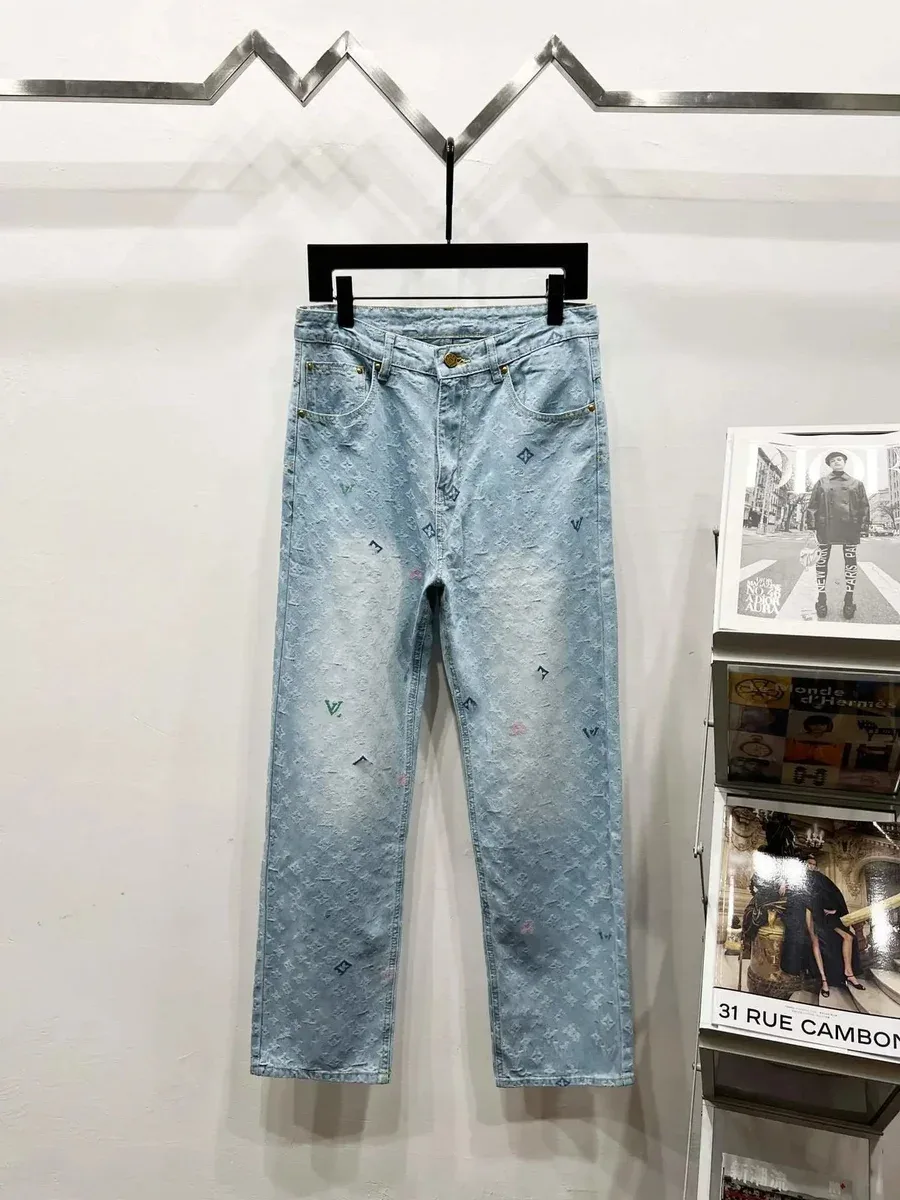 Louis Vuitton Louis Vuitton Monogram Light Blue Jeans Blue