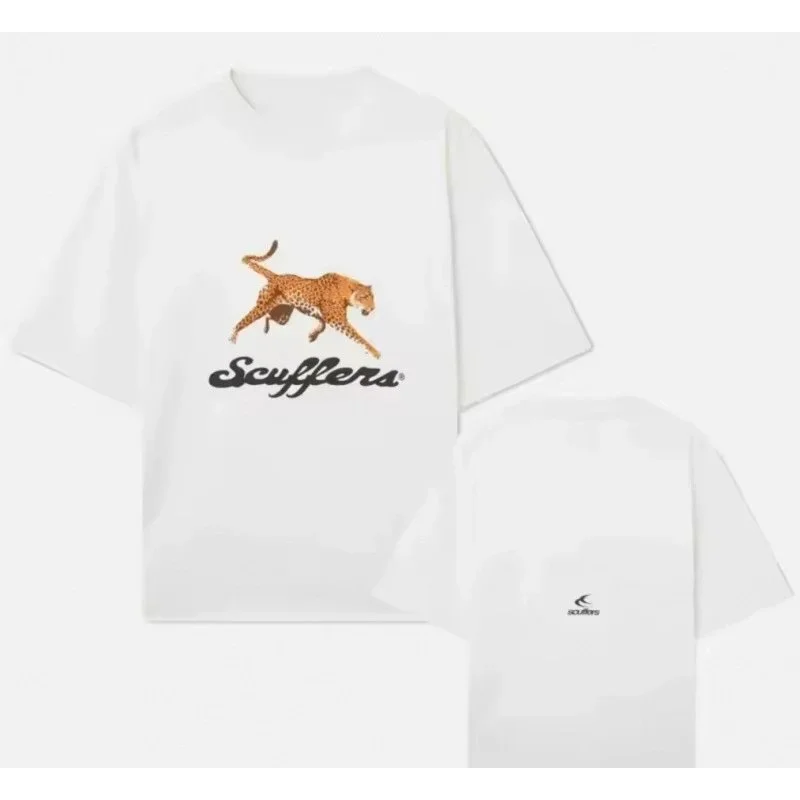 Scufflers Scufflers Cheetah Logo White T-Shirt White - 1