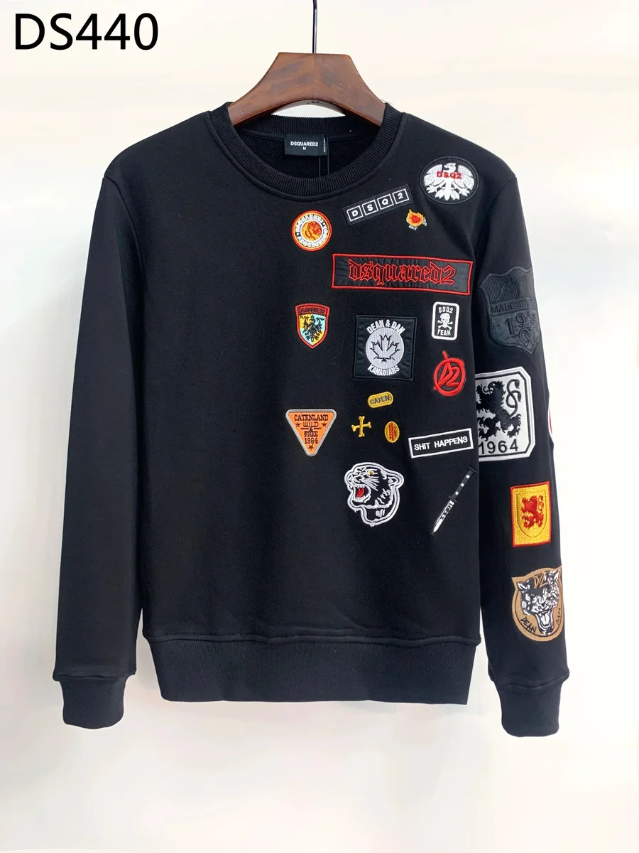 DSQUARED2 DSQUARED2 DSQ2020 DS440 S-1 Black Hoodie Black - 1