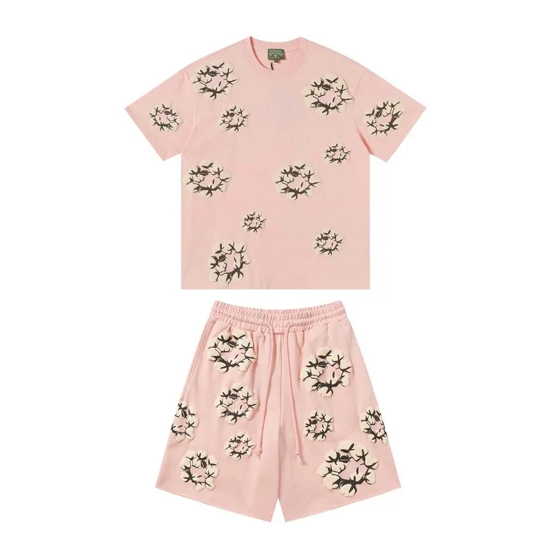 Other Pink Floral Appliqué Co-ord Set Pink - 1