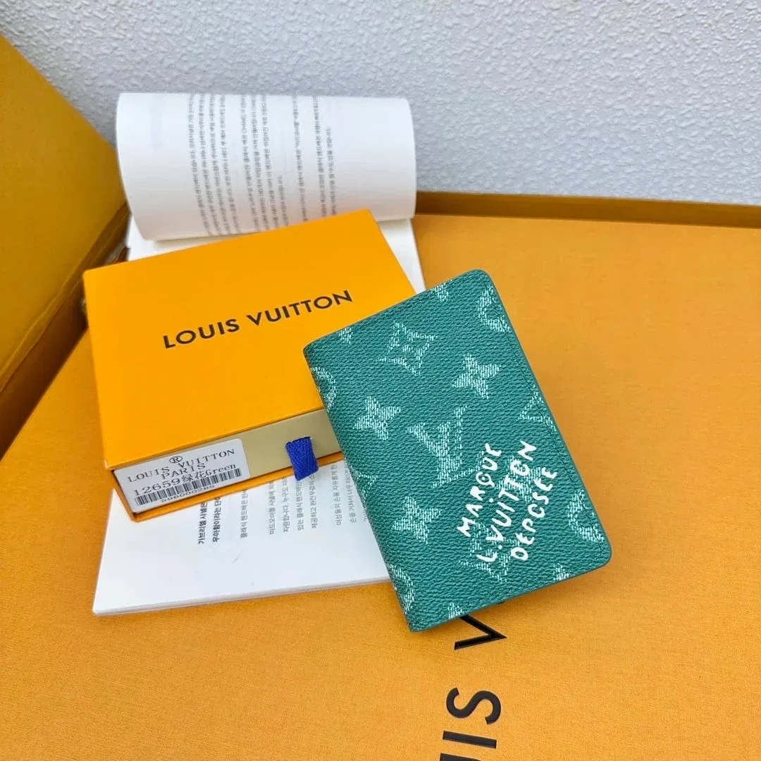 Louis Vuitton Green Monogram Card Holder