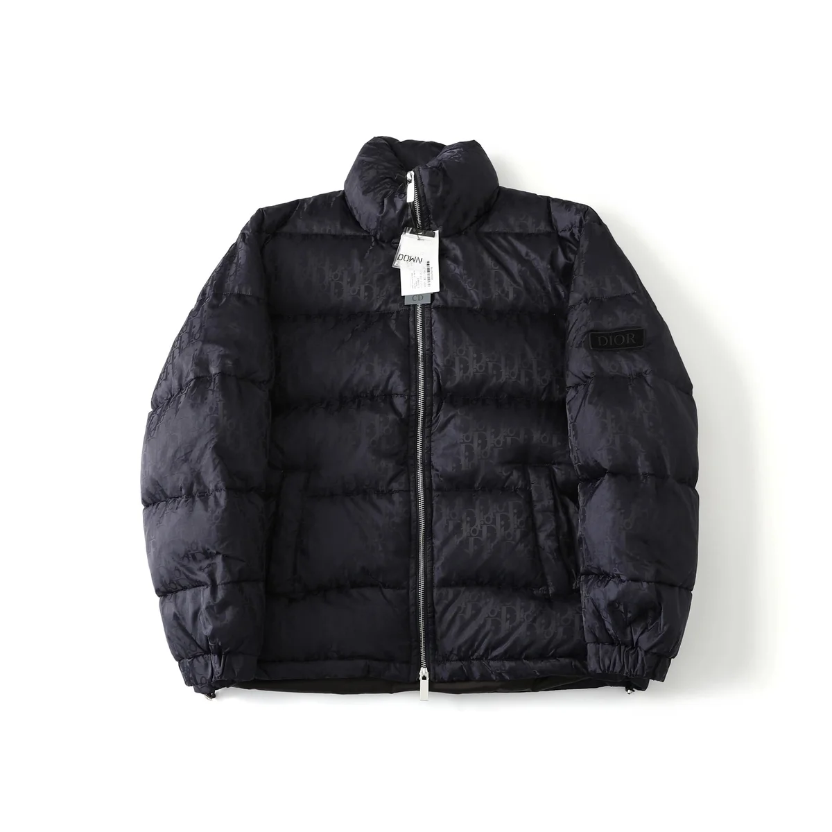 Dior Dior Dior Oblique Black Monogram Puffer Jacket Black