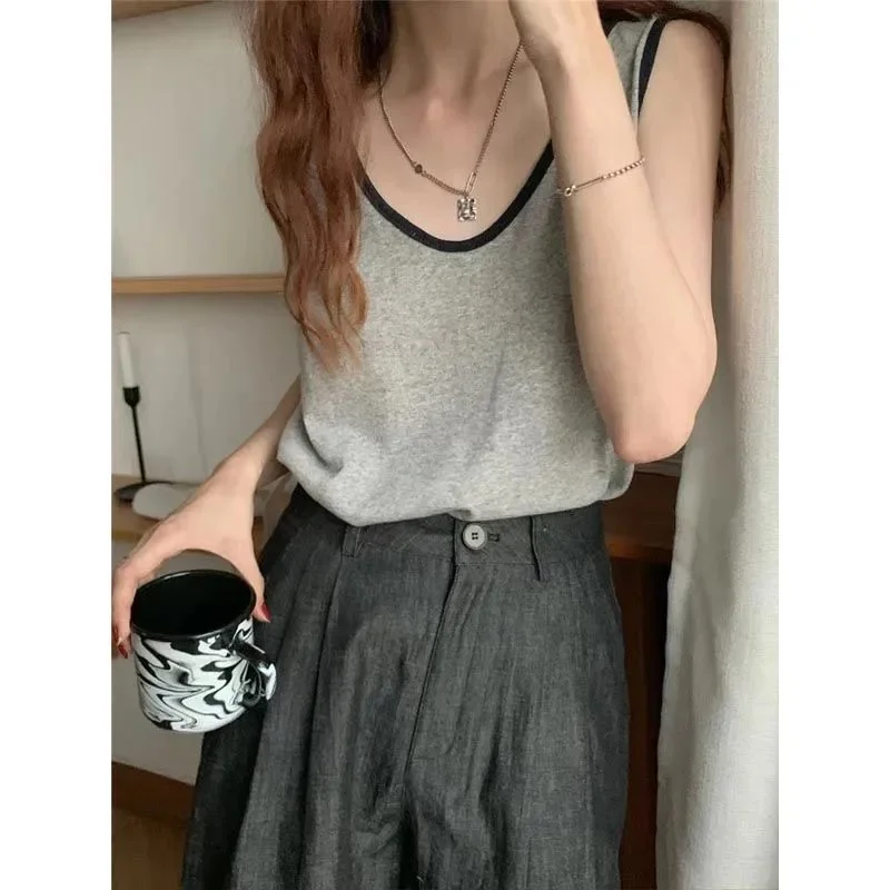 Other Gray 03 Basic Tank Top Grey - 1