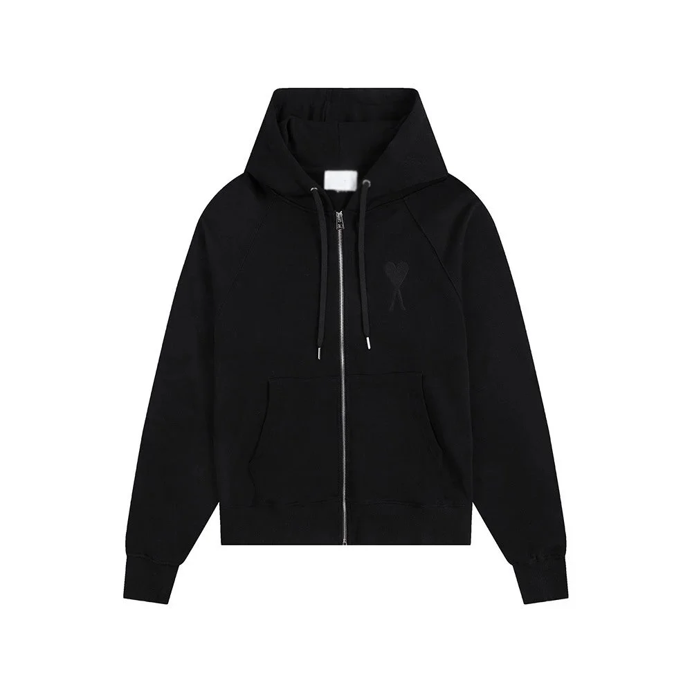 Maison Margiela Maison Margiela Zip-Up Hoodie Triple Black Black