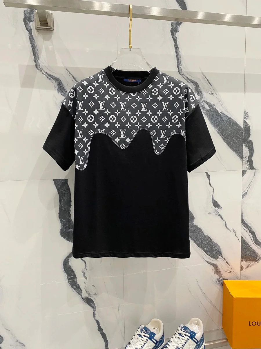 Louis Vuitton Louis Vuitton Monogram Black/Charcoal T-Shirt Black