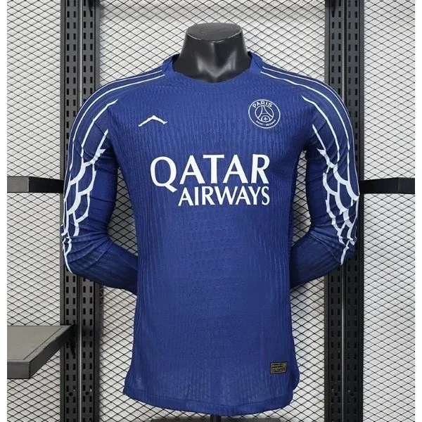 Nike Nike 24-25 Paris Third Away Jersey Long Sleeve Blue
