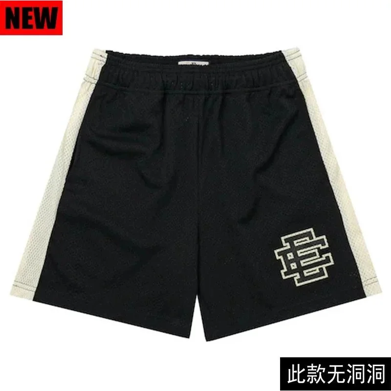 Other Black/Beige Mesh Panel Shorts Black - 1