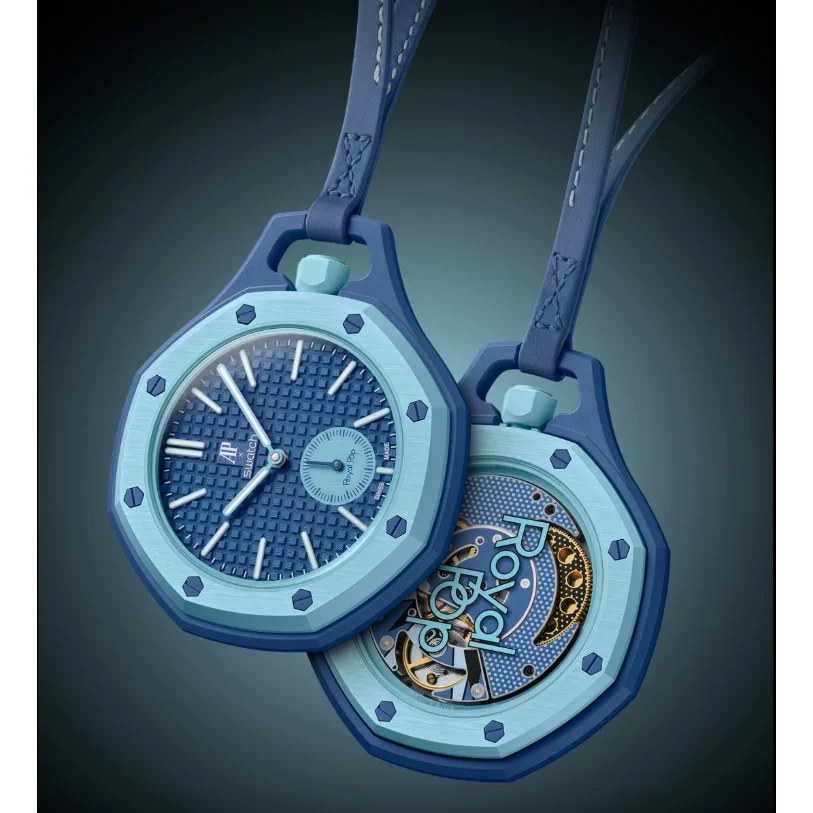 Audemars Piguet Audemars Piguet Royal Oak Blue Dial Watch Blue - 1