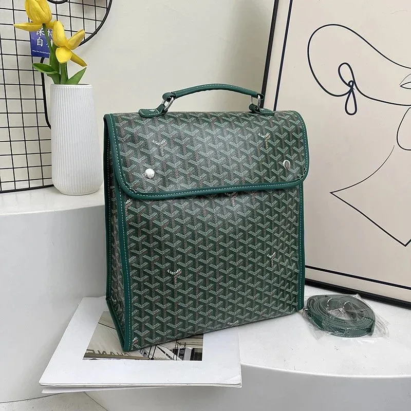 Other 2512 Green Goyard Monogram Tote Bag Green - 1