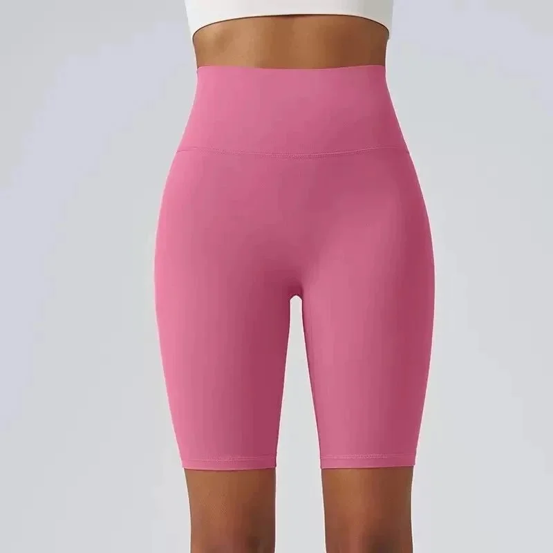Other Biker Shorts in Pink Solid Bottoms Pink