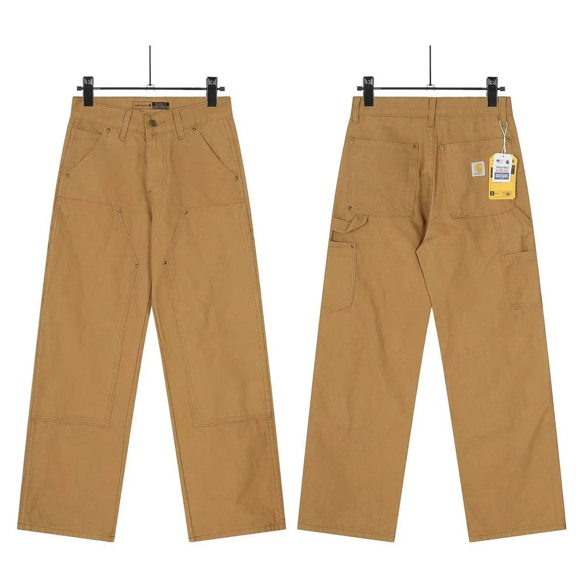 Carhartt Carhartt Detroit Tan Workwear Trousers Brown - 1