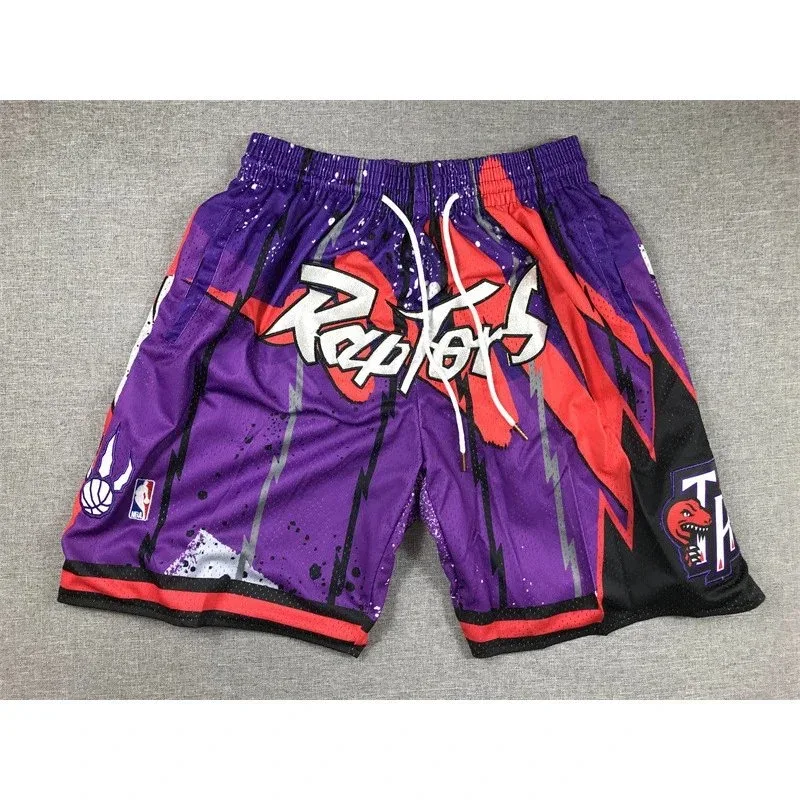 Other Toronto Raptors Basketball Shorts Purple/Red Purple - 1