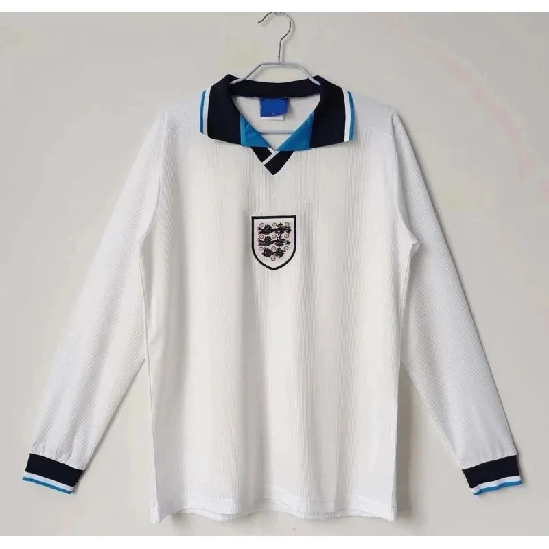 Adidas Adidas England Home Jersey White Blue Long Sleeve White - 1