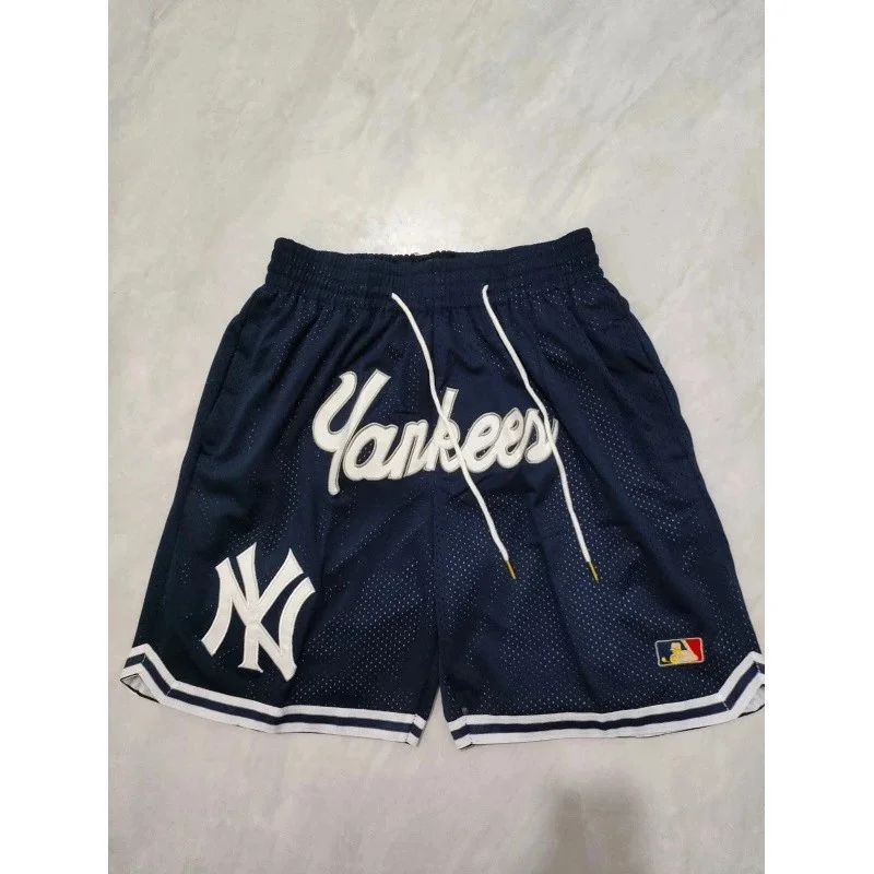 Other New York Yankees Navy Blue Basketball Shorts Navy - 1