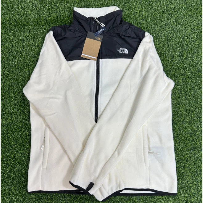 The North Face The North Face Nuptse White/Black Fleece Jacket White - 1