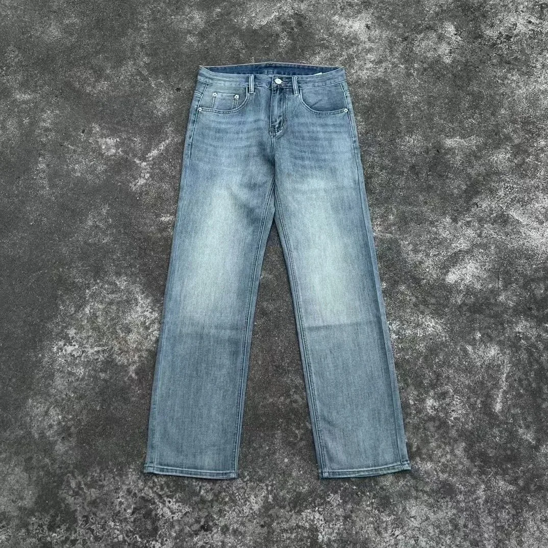 Other Classic Blue Straight Leg Jeans Blue - 1