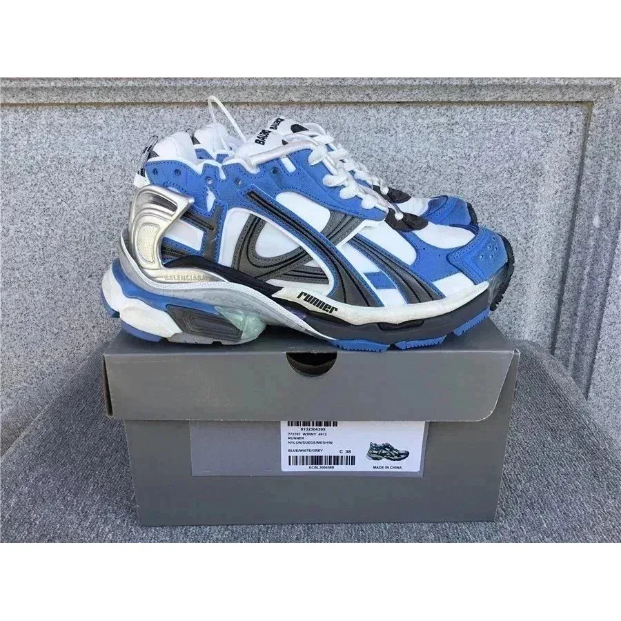 Balenciaga Balenciaga Runner Blue/White/Grey Sneakers Blue - 1