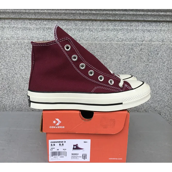 Converse Converse Chuck Taylor All Star Burgundy High Top Sneakers Red
