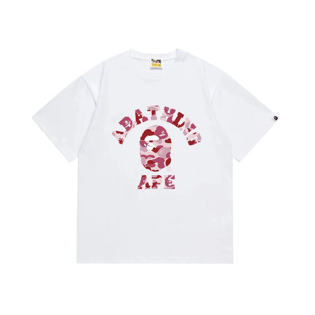A Bathing Ape A Bathing Ape BAPE STA White Red Camo T-Shirt White - 1