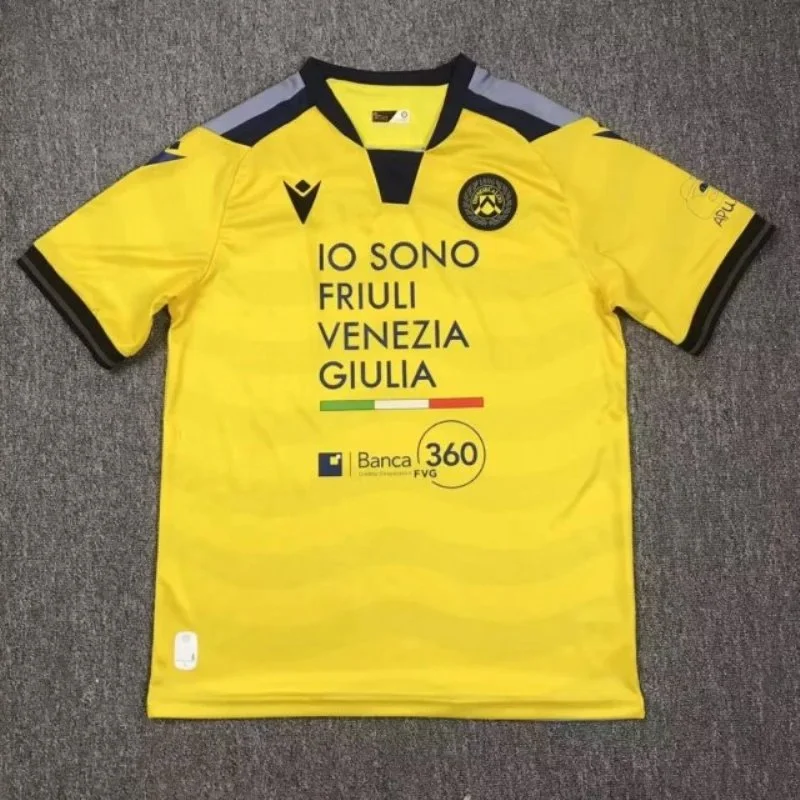 Macron Macron Yellow Soccer Jersey Yellow - 1