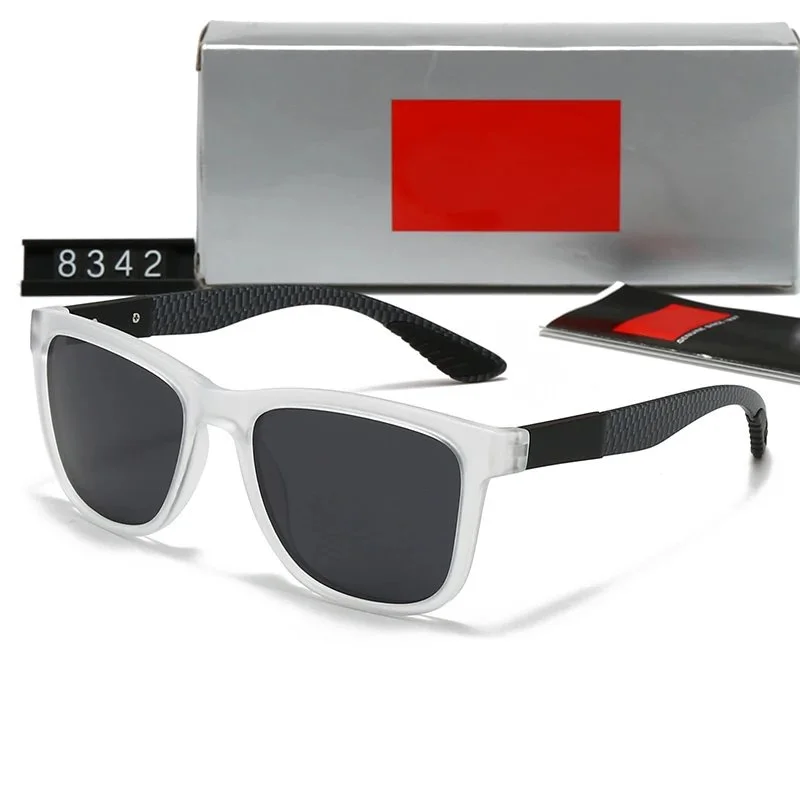 Other Unisex Polarized Sunglasses 8342-C Eyewear White - 1
