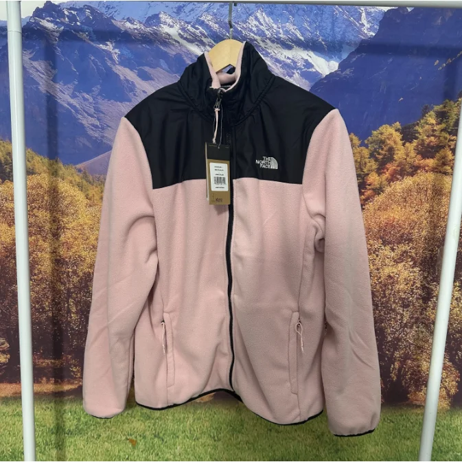 The North Face The North Face Pink & Black Fleece Jacket Pink - 1