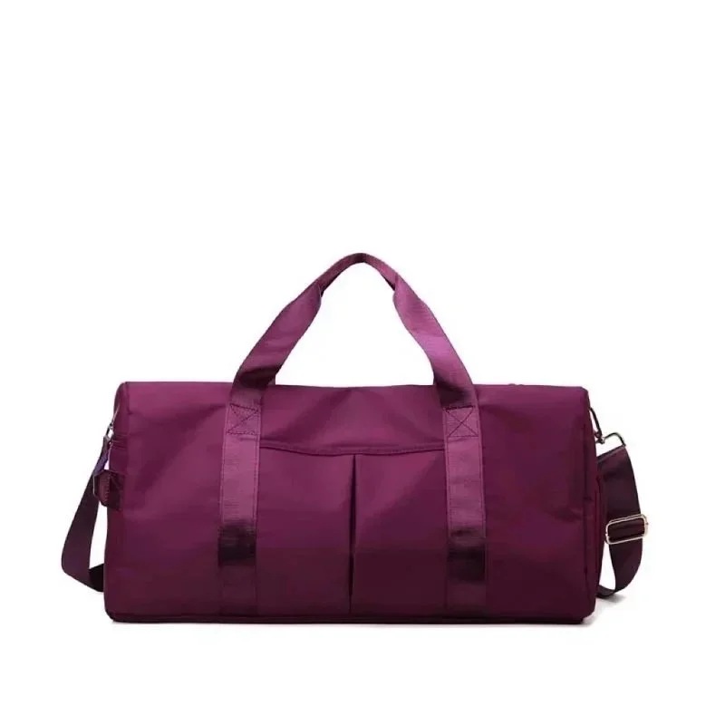 Other Purple Nylon Travel Duffle Bag Purple - 1