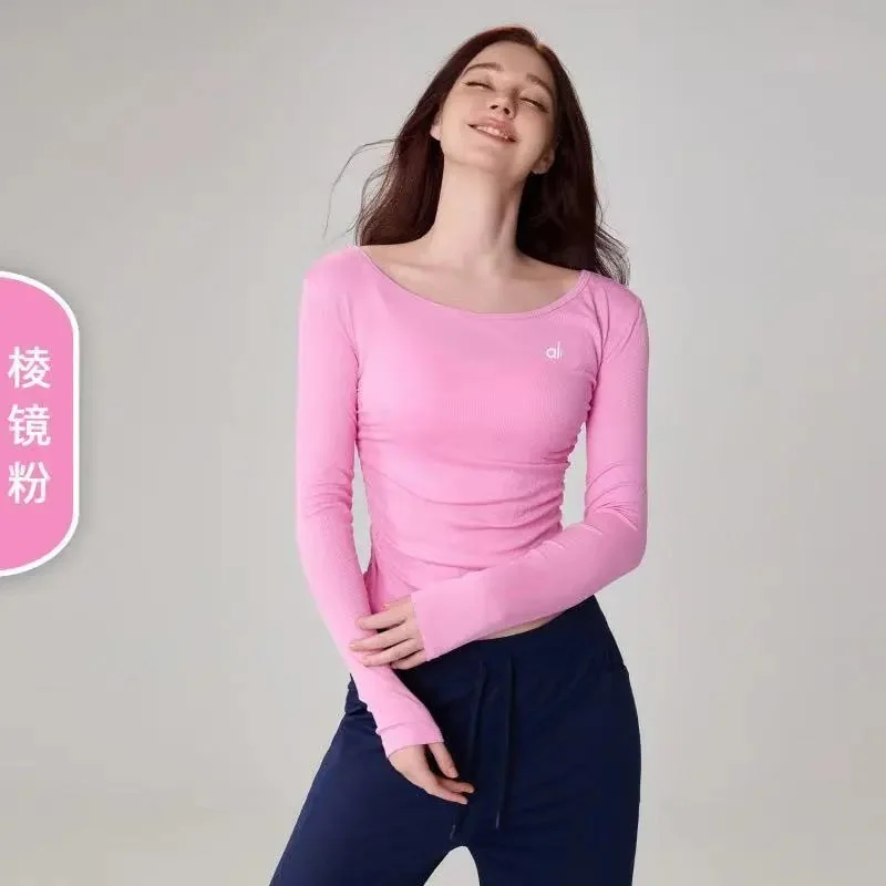 Other Pink 'Ling Jing Fen' Long Sleeve Top Pink - 1