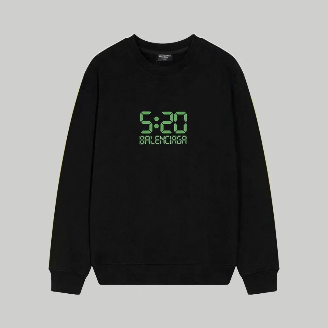 Balenciaga Balenciaga 5:20 Black Sweatshirt Black - 1