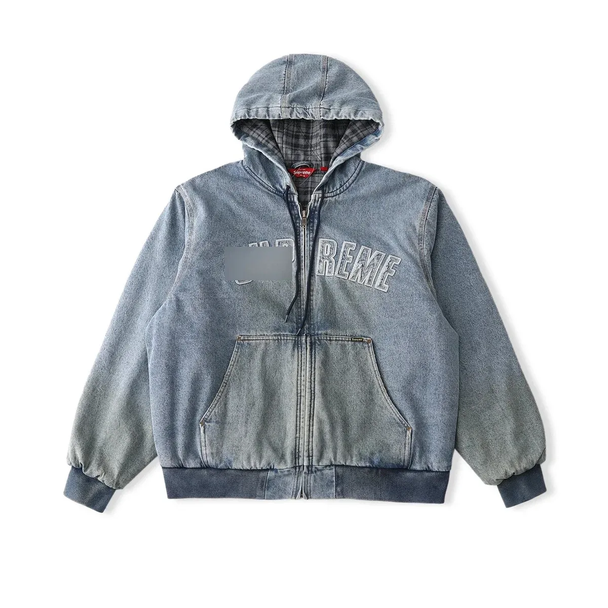 Supreme Supreme Denim Blue Hoodie Blue - 1